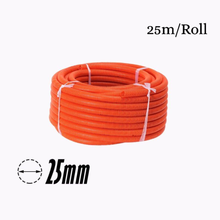 Load image into Gallery viewer, 25mm PVC Corrugated Conduit Duct Heavy Duct Orange UV - 25mtr/Roll