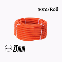 Load image into Gallery viewer, 25mm PVC Corrugated Conduit Duct Heavy Duct Orange UV - 50mtr/Roll