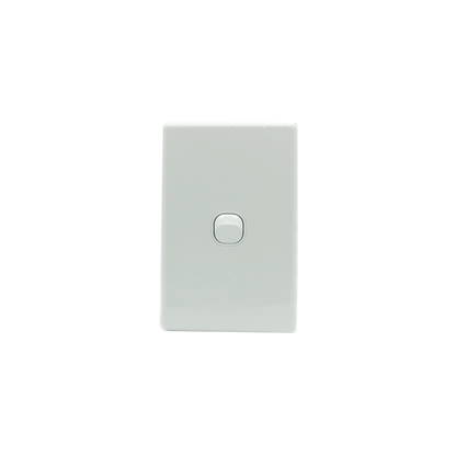1 Single Gang Double Pole Light vertical Switch - Star Sparky Direct