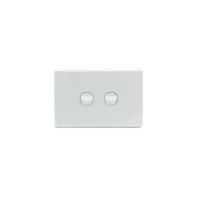 Load image into Gallery viewer, 2 Gang Light Switch 10A 250V - Star Sparky Direct