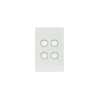 4 Gang Light Switch Vertical 10A 250V - KS308-V - Star Sparky Direct