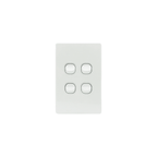 RS308-V 4 Gang Wall Switch Vertical 10A 250V