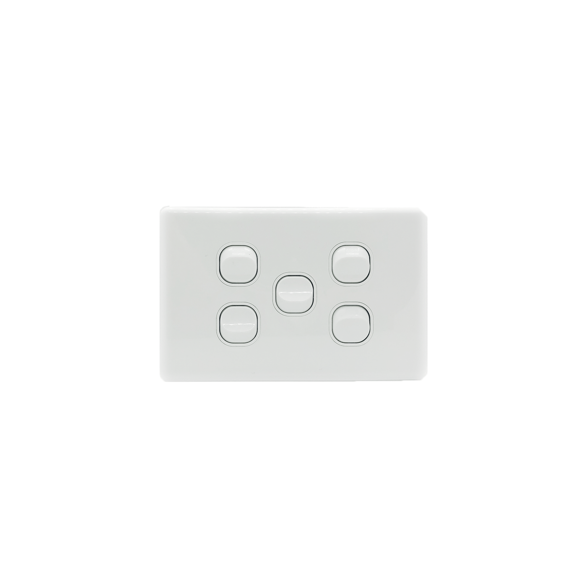 5 Gang Light Switch 10A 250V - KS310 - Star Sparky Direct