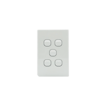 Load image into Gallery viewer, 5 Gang Light Switch Vertical 10A 250V - KS310-V - Star Sparky Direct