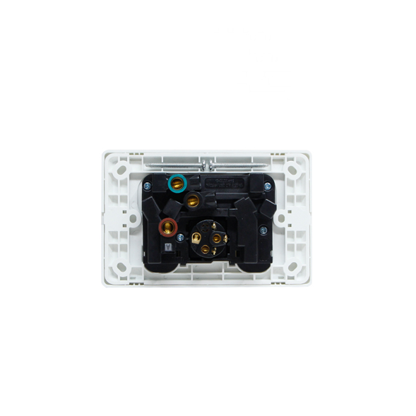 Double Power Point with Extra Switch 10A - KS316