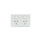 Horizontal Double Power Point GPO 15A - KS337 - Star Sparky Direct