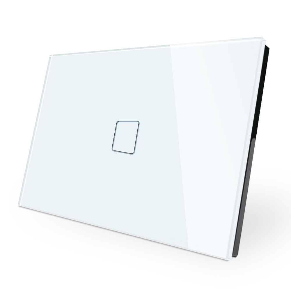 AU/NZ Approved Smart Home Wifi Light Wall Switch 1 Gang Grey Glass Touch Panel
