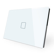 Load image into Gallery viewer, AU/NZ Approved Smart Home Wifi Light Wall Switch 1 Gang Grey Glass Touch Panel